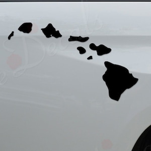 Hawaii Islands Map Hawaiian Die Cut Vinyl Decal Sticker For Car Truck Motorcycle Window Bumper Wall Home Office Decor