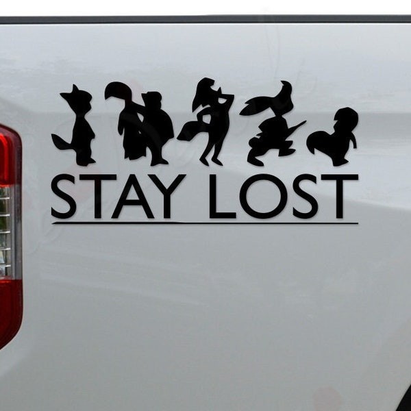 Stay Lost Boys Peter Pan Die Cut Vinyl Decal Sticker For Car Truck Motorcycle Window Bumper Wall Home Office Decor