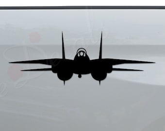 F-14 Tomcat Military Plane Jet Fighter Pilot Die Cut Vinyl Decal Sticker For Car Truck Motorcycle Window Bumper Wall Home Decor