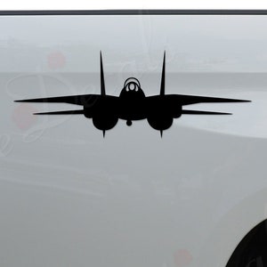 F-14 Tomcat Military Plane Jet Fighter Pilot Die Cut Vinyl Decal Sticker For Car Truck Motorcycle Window Bumper Wall Home Decor