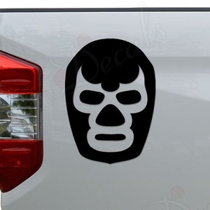 Lucha Libre Luchador Blue Demon Mexican Wrestling Die Cut Vinyl Decal Sticker For Car Truck Motorcycle Window Bumper Wall Home Office Decor