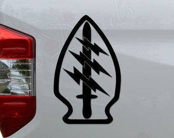 2X Yellow 15.2cm For Rangers Airborne Decal Sticker Army Car Vinyl...
