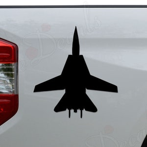 F-14 Tomcat Fighter Jet Pilot Military Die Cut Vinyl Decal Sticker For Car Truck Motorcycle Window Bumper Wall Home Office Decor