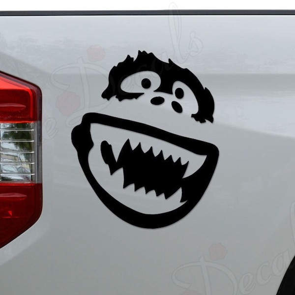 Abominable Snowman Yeti Bigfoot Die Cut Vinyl Decal Sticker For Car Truck Motorcycle Window Bumper Wall Home Office Decor