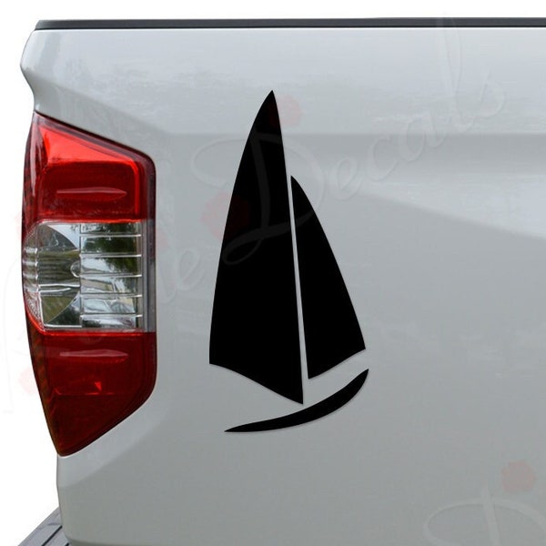 Sailboat Nautical Boat Sailing Sailor Sail Die Cut Vinyl Decal Sticker For Car Truck Motorcycle Window Bumper Wall Home Office Decor