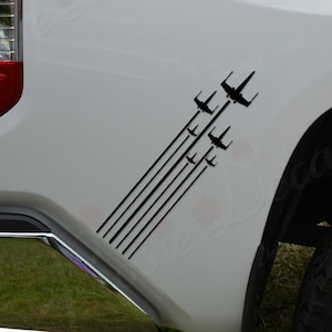 Rogue Squadron X-Wing Fighters Die Cut Vinyl Decal Sticker For Car Truck Motorcycle Window Bumper Wall Home Office Decor