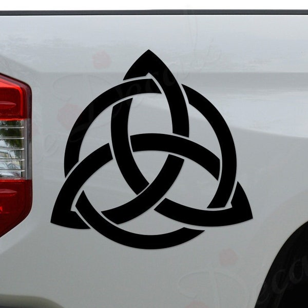 Celtic Trinity Knot Triquetra Pagan Die Cut Vinyl Decal Sticker For Car Truck Motorcycle Window Bumper Wall Home Office Decor