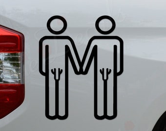 Gay Nude Sticker - Etsy