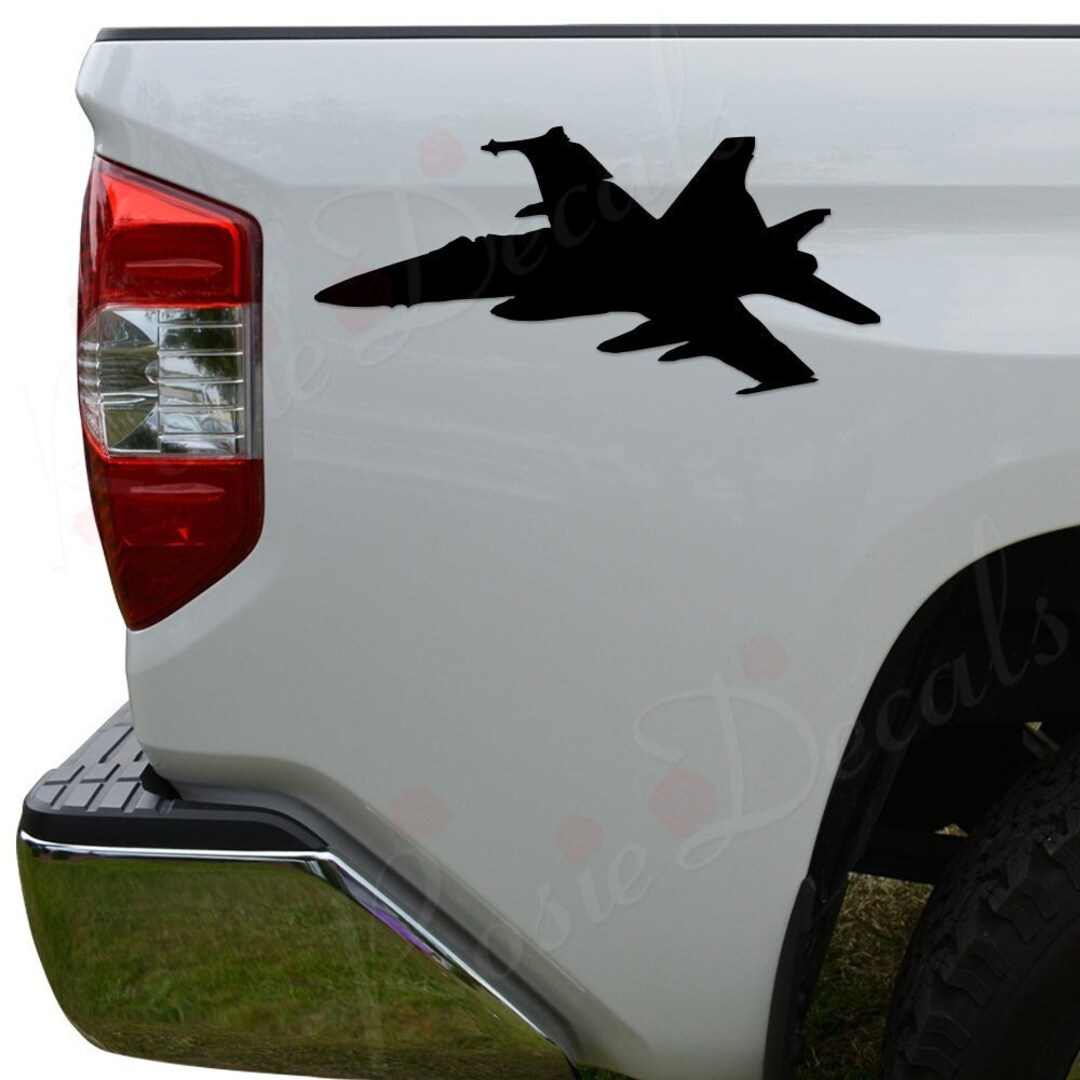 F-18 Super Hornet Fighter Pilot Military Plane Die Cut Vinyl Decal ...