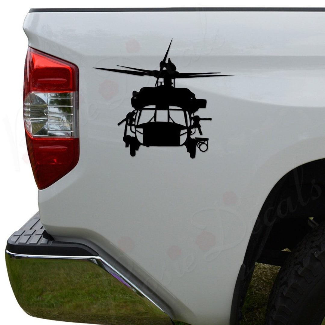 H60 Sikorsky Military Helicopter Die Cut Vinyl Decal Sticker for Car