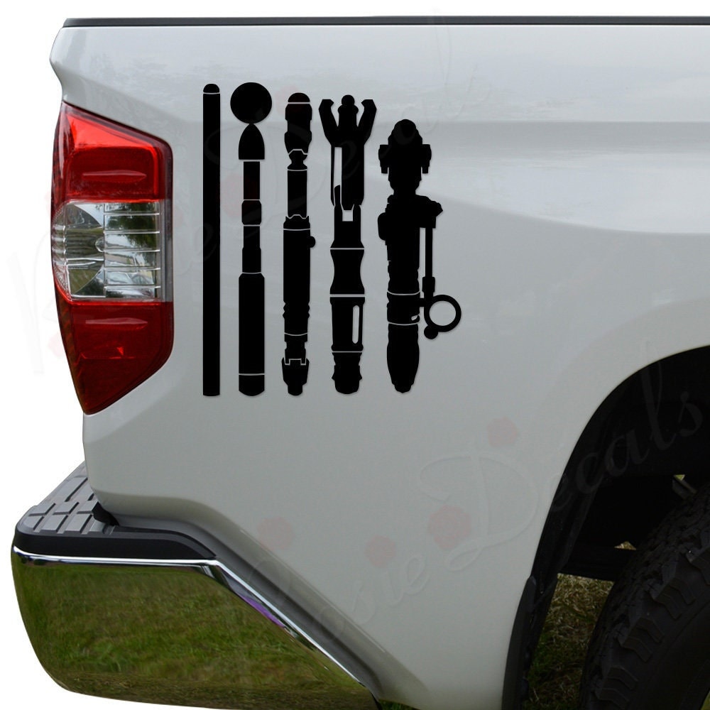 Sonic Screwdriver Set Tardis Doctor Die Cut Vinyl Decal Sticker for Car ...