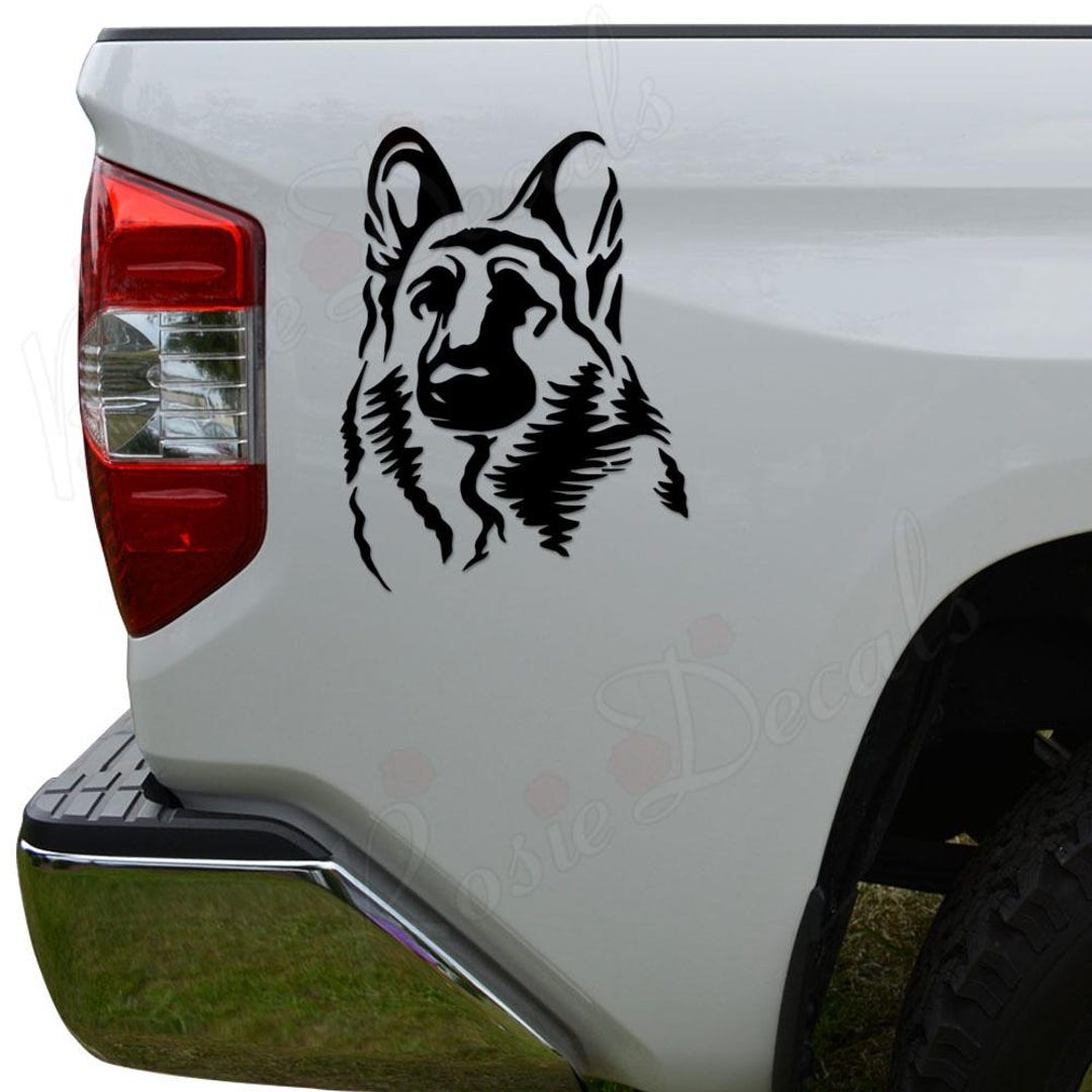 Gsd Sticker German Shepherd Dog K9 Pet Die Cut Vinyl Decal Sticker for Car Truck ...