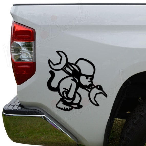 Grease Monkey Mechanic JDM Japanese Motorsports Die Cut Vinyl Etsy