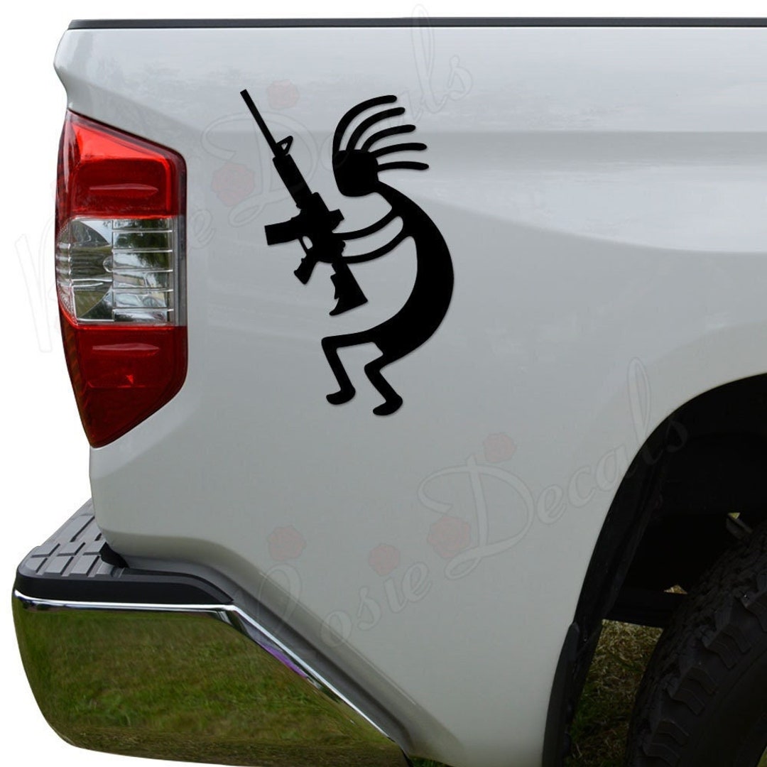 AR-15 Assault Rifle Gun Die Cut Vinyl Decal Sticker for Car Truck ...