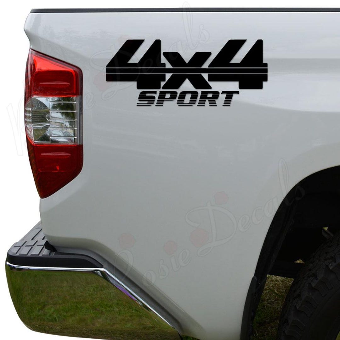 4x4 Sport Four Wheel Drive off Road All Terrain Vinyl Decal Sticker ...