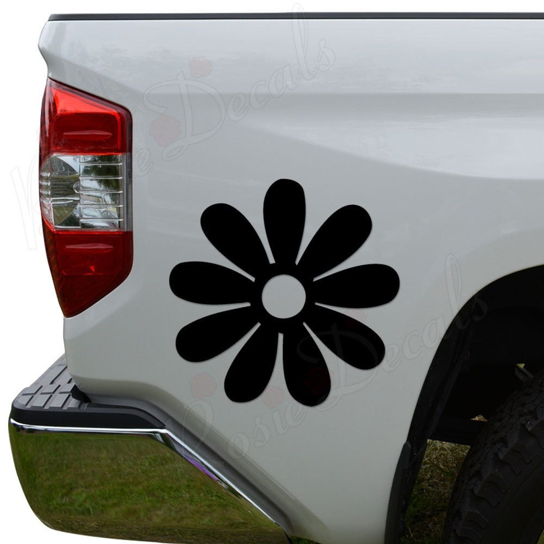 Groovy Daisy Flower Petals Retro Die Cut Vinyl Decal Sticker for Car ...