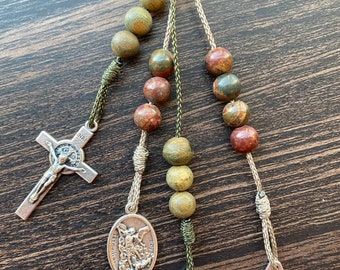 Saint Benedict Home Protection Blessing Hanging, Saint Michael, Guardian Angel, House Warming Gift