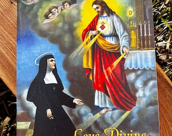 Sacred Heart, Love Divine Catholic Devotional Book, Sacred Heart of Jesus, Adoration, Meditation, Prayer Book