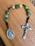 Saint Jude Thaddeus Catholic Corded Chaplet, Handmade, Patron of Lost Causes