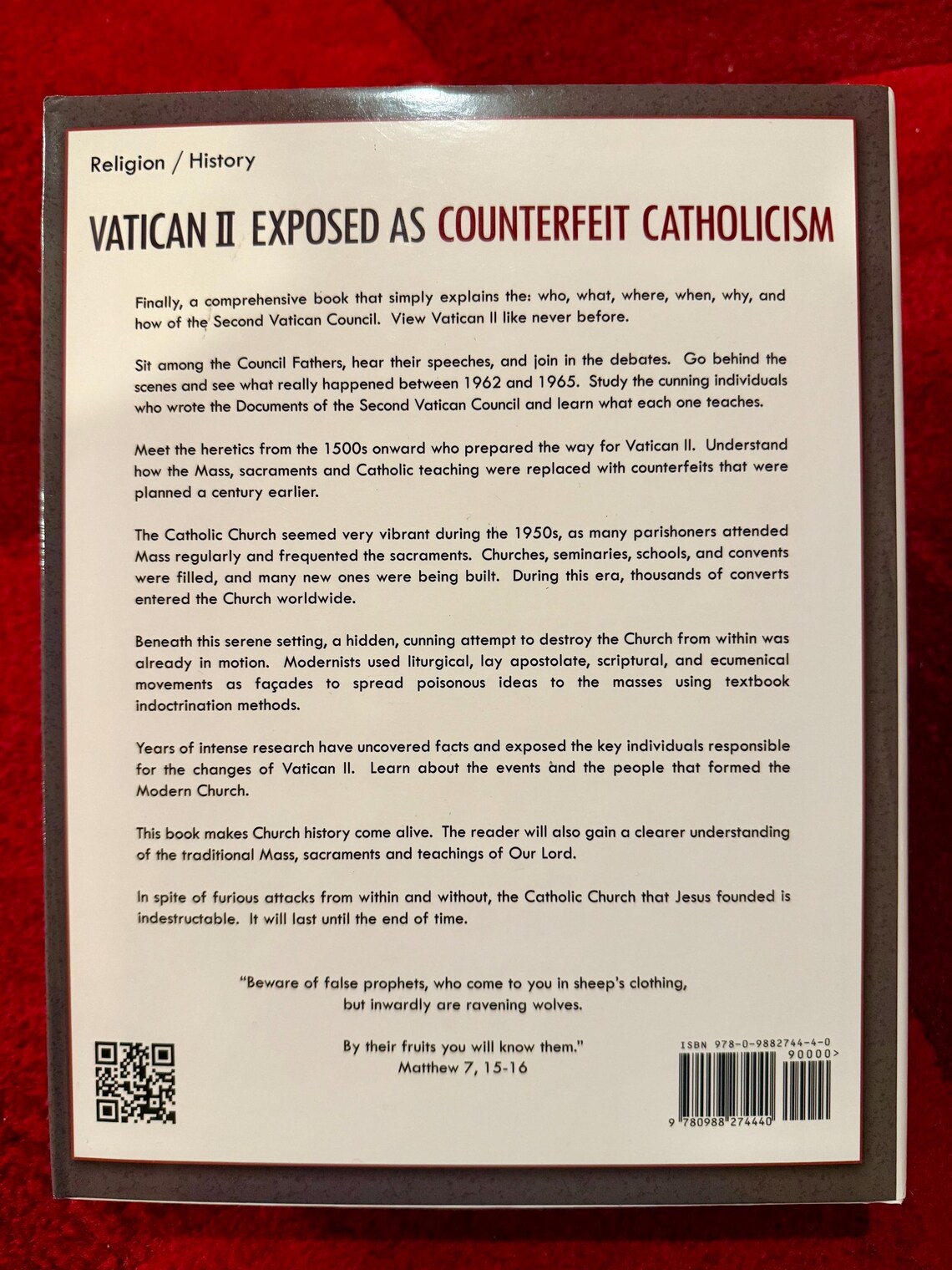 Vatican 2 Exposed as Counterfeit Catholicism, Book, Vatican Council II ...
