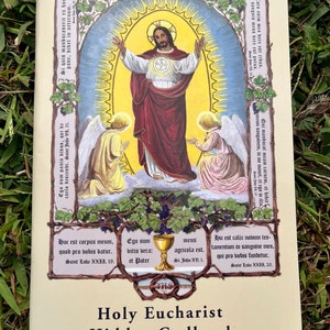 Holy Eucharist Devotional, Catholic Book, Eucharistic Adoration, Meditation Prayer Book, Christ, Holy Sacrifice of the Mass