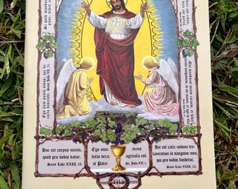 Holy Eucharist Devotional, Catholic Book, Eucharistic Adoration, Meditation Prayer Book, Christ, Holy Sacrifice of the Mass