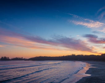 Beautiful Beach Sunset At Long Beach Near Tofino, The Amazing West Coast Of Vancouver Island - Fine Art Photography Prints, Canvas, Metal