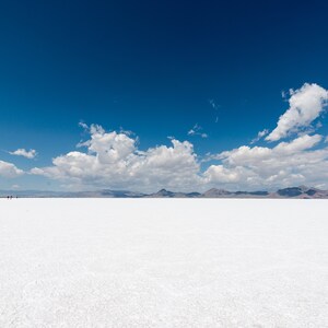 Beautiful minimalism of The Stark White Bonneville Salt Flats In Utah, Utah Salt Flats Photos - Fine Art Photography Prints, Canvas, Metal