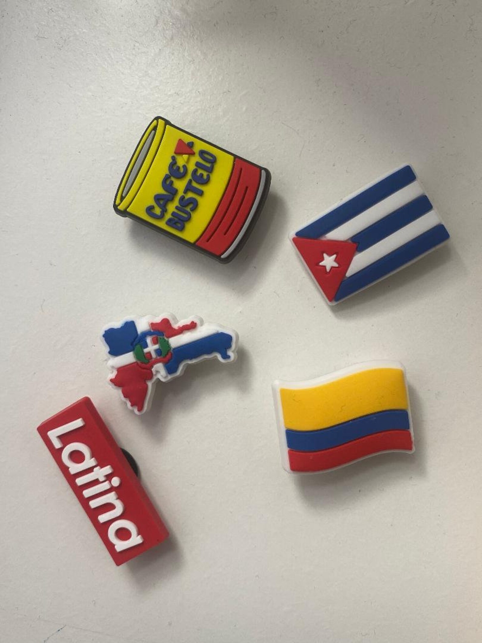 Latin Inspired Charms Compatible W/ Crocs dominican Flag Etsy