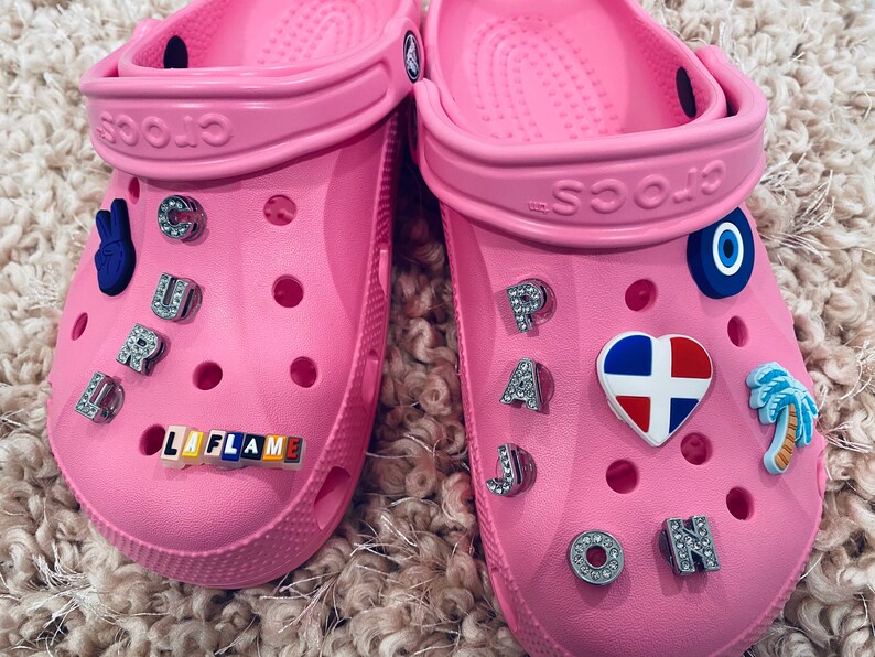 Latin Inspired Charms Compatible W/ Crocs dominican Flag Etsy