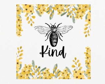 Bee Kind Sticker | Magnet | Laptop Sticker | Sticker Collector | Decal