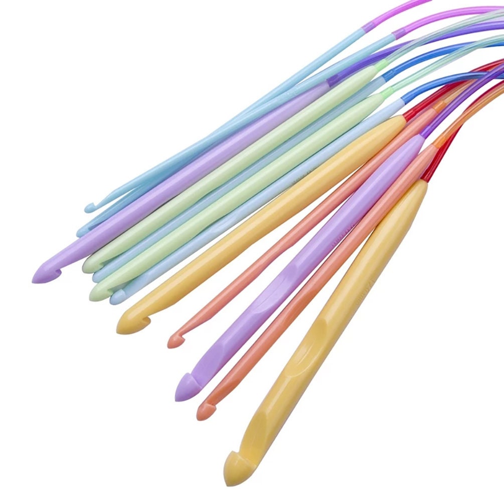 Tunisian Afghan Crochet Hook Set Cable Crochet Hook Aluminum Etsy