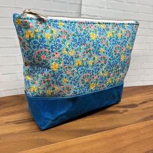 Liberty Floral Cosmetic Pouch, Ladies Large Makeup Bag
