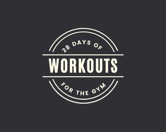 28 dias de exercícios de academia para você