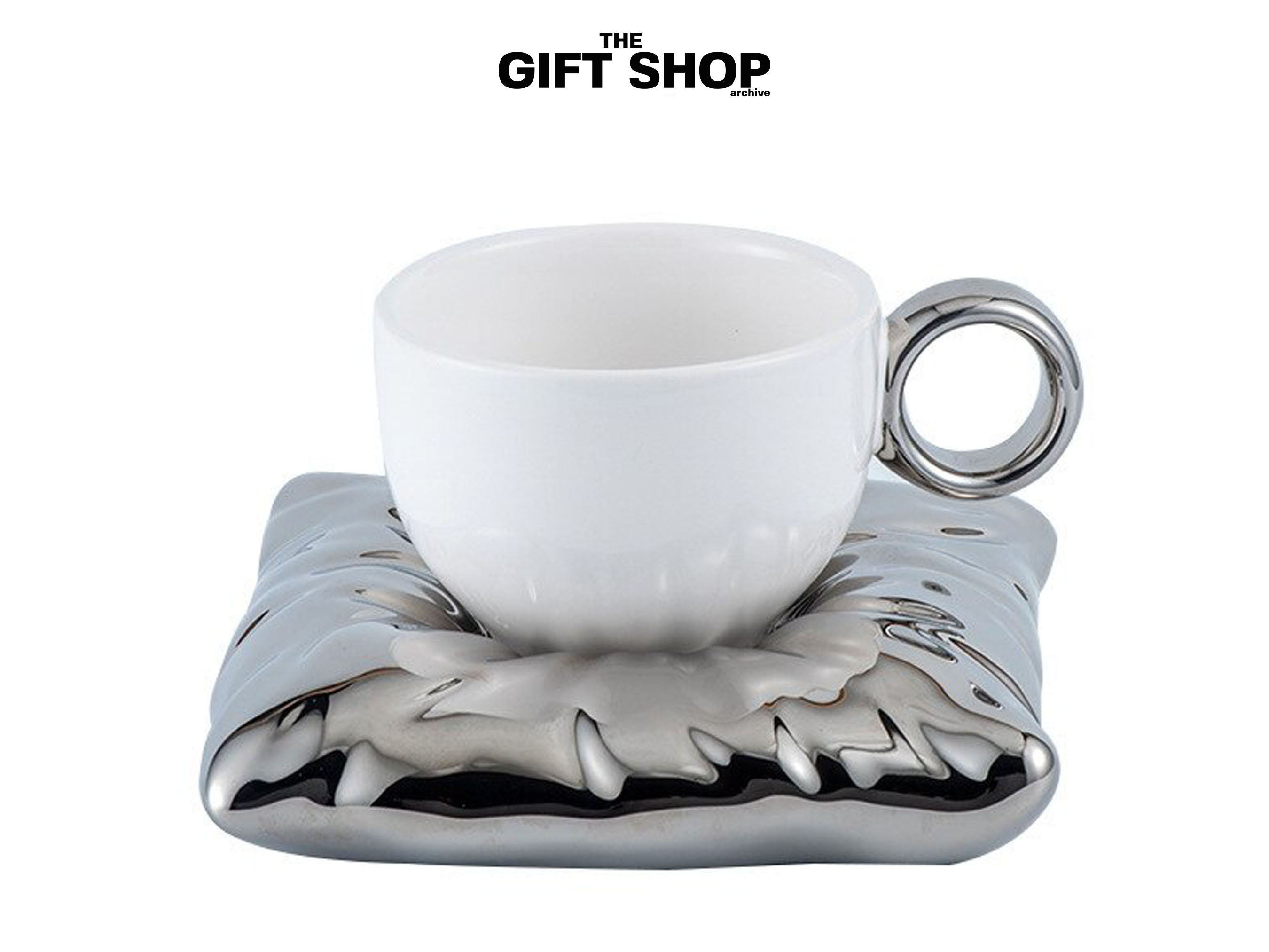 CafePress - One Cat Short Of Crazy - 11 oz Ceramic Mug - Novelty Coffee Tea  Cup