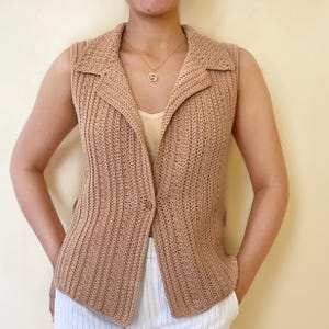 Etissa Vest Crochet Pattern