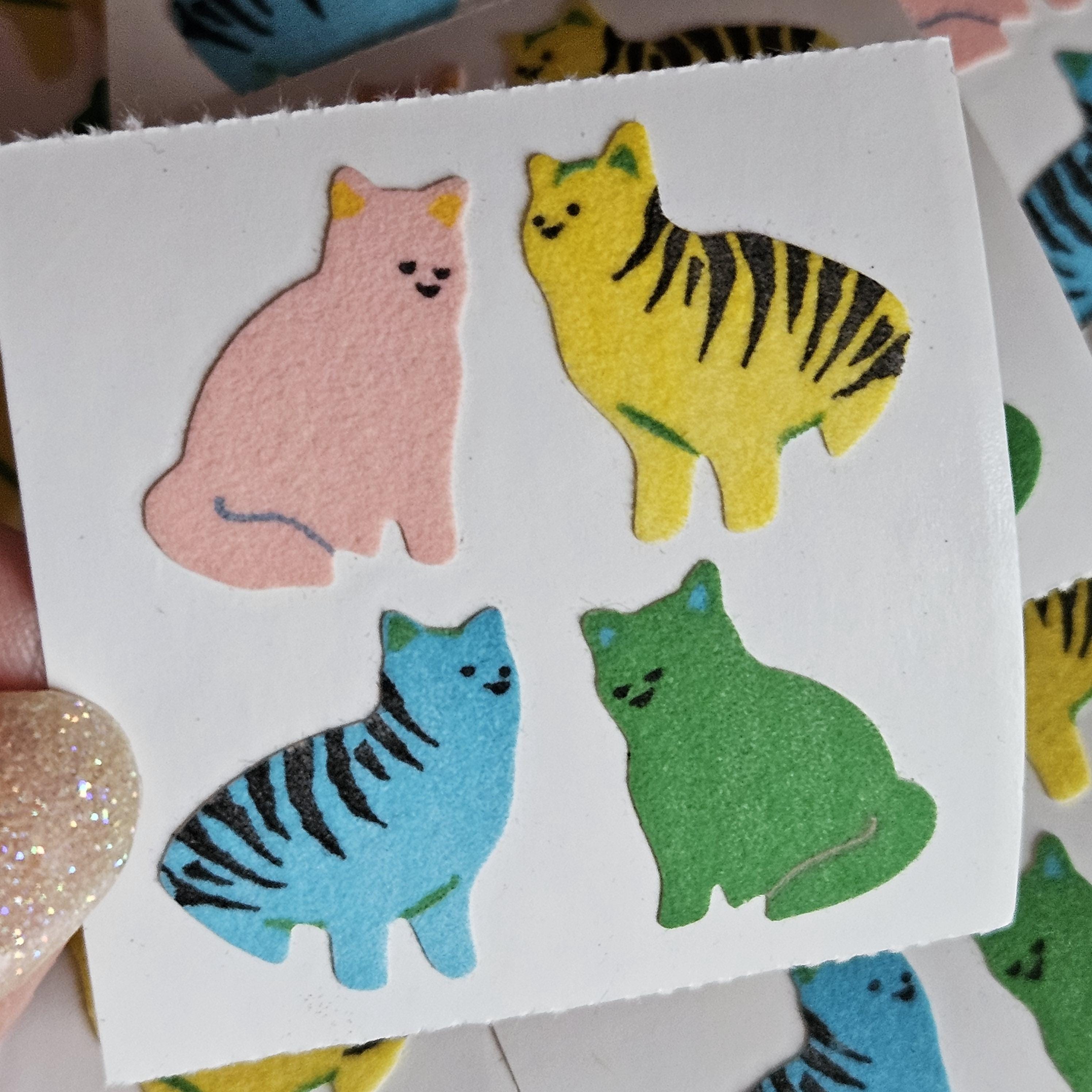Fuzzy R Sticker Vintage Fuzzy Flocked Stickers, Whimsical Crafts, Textured, 3D ...