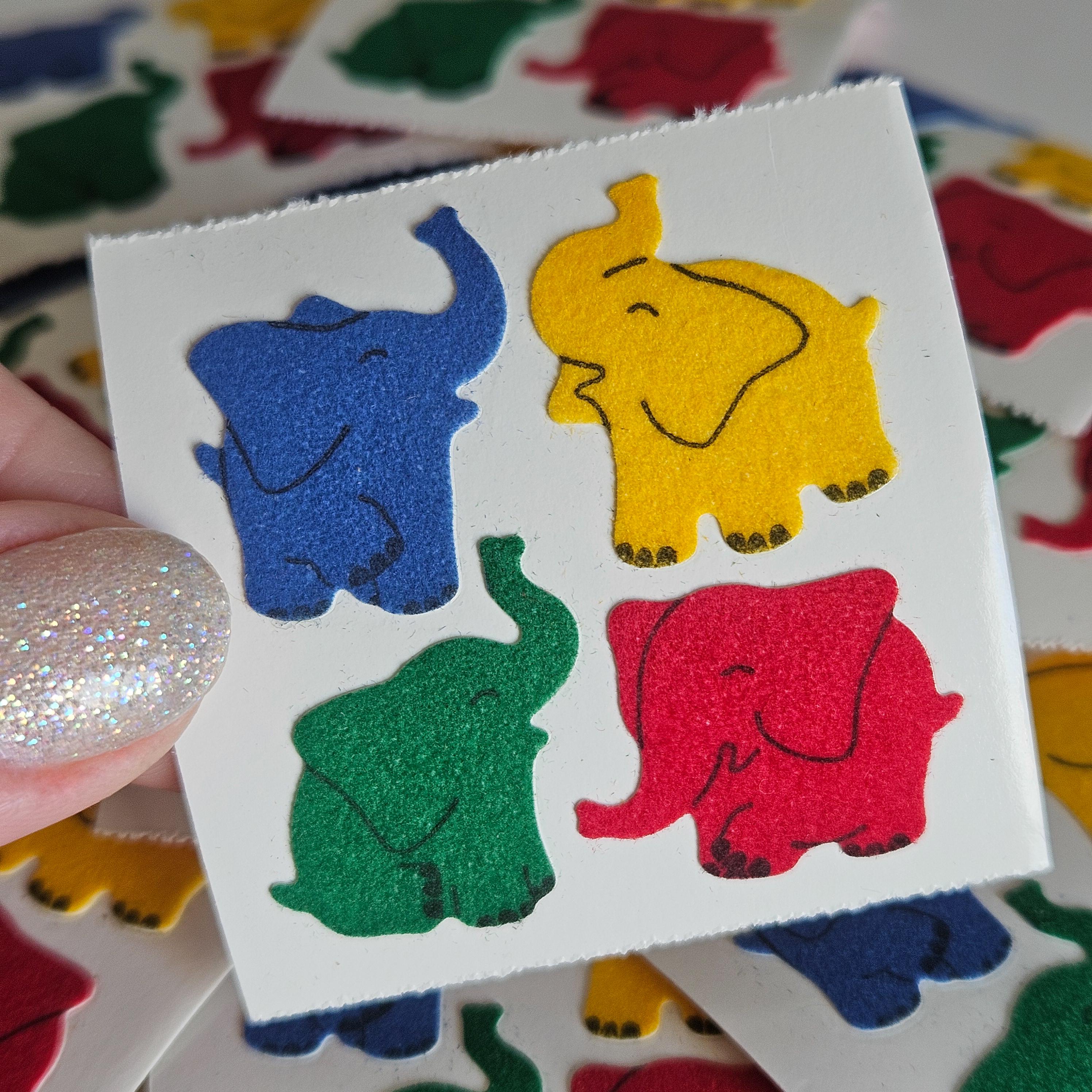 Fuzzy R Sticker Vintage Fuzzy Flocked Stickers, Whimsical Crafts, Textured, 3D ...