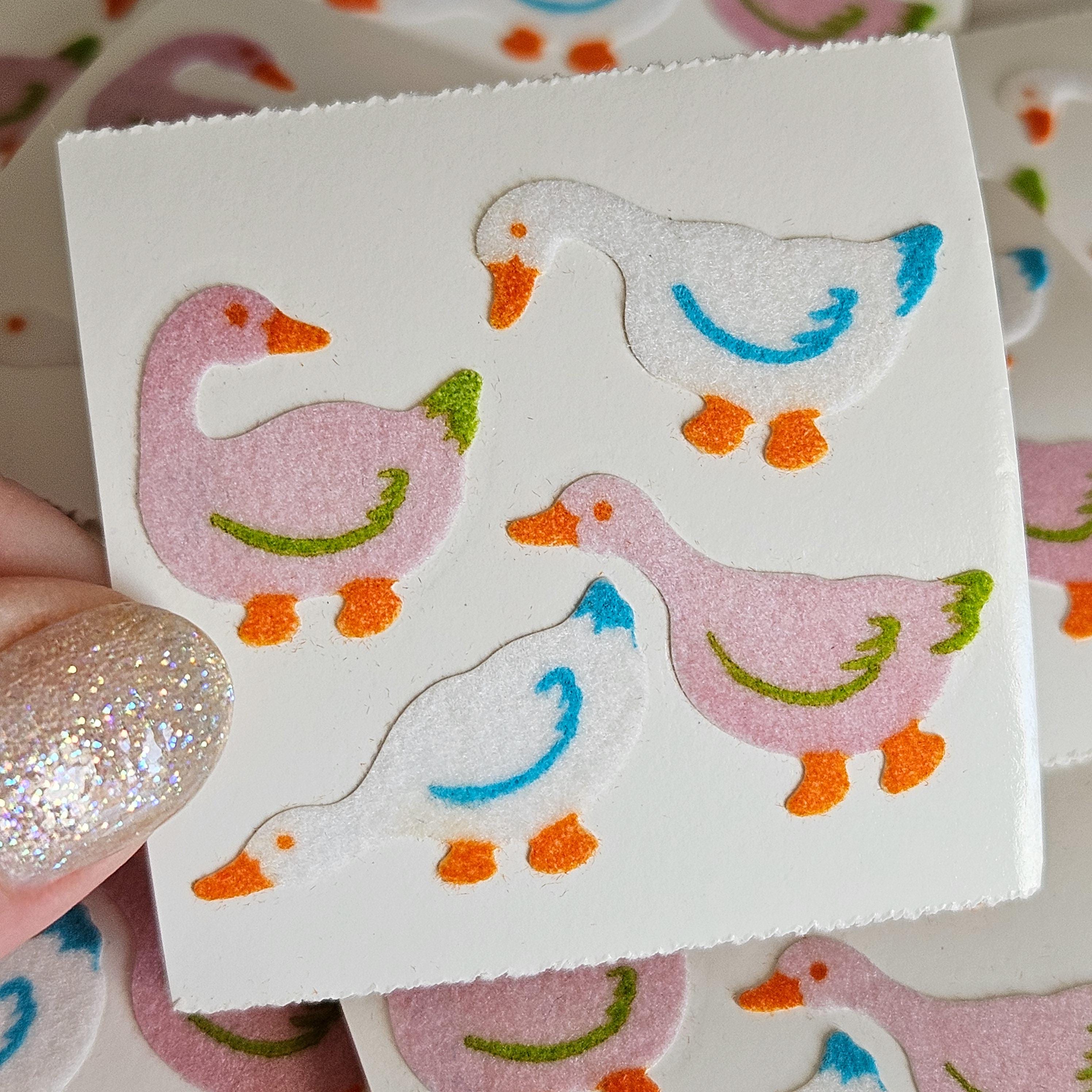 Fuzzy R Sticker Vintage Fuzzy Flocked Stickers, Whimsical Crafts, Textured, 3D ...