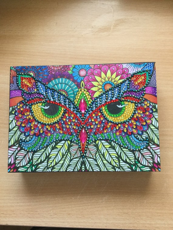 VELVET JEWELLERY BOX MULTICOLOR FLOWER PATTERN VELVET JEWELLERY BOX MULTICOLOR FLOWER PATTERN