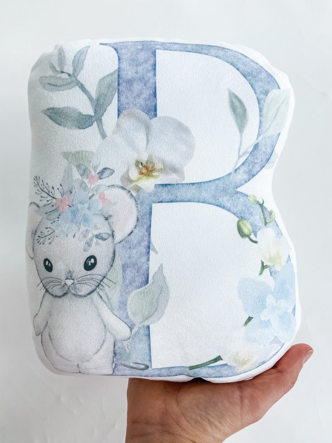 Pastel Letter B Pillow B Pillow Nursery Pillow Pastel Etsy
