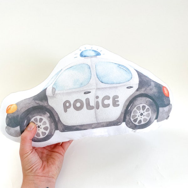 Police Car Pillow Etsy