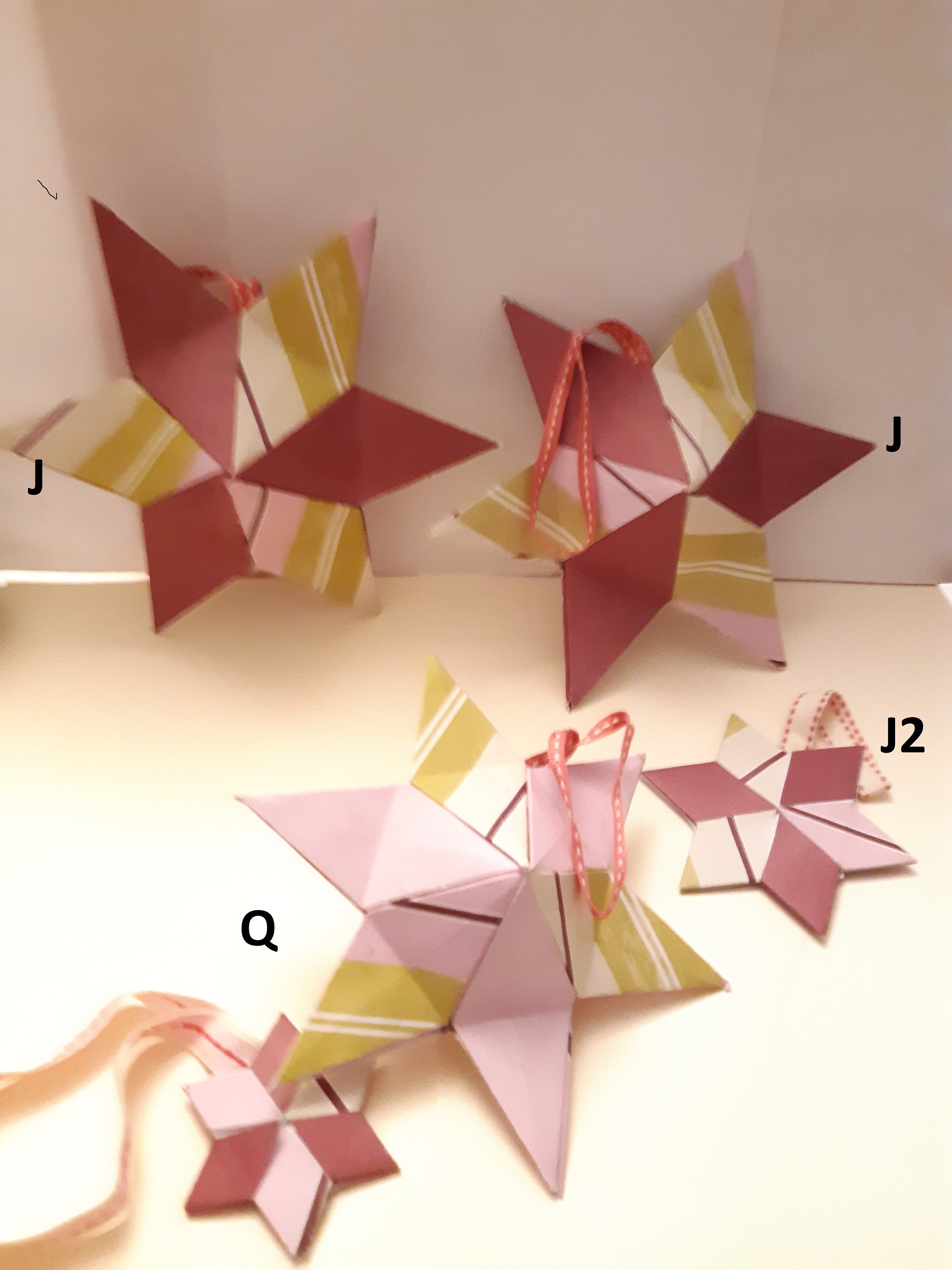 Lot 2 Étoiles Origami