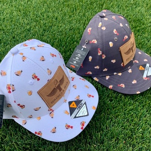 Birdies & Beer Pattern Adjustable Hat image 4