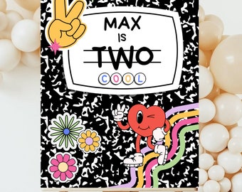 The Max | Birthday Welcome Sign Template | Editable Digital Download