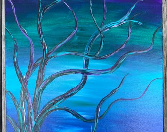 Joker Tree 18x24 Acrylic Landscape Painting