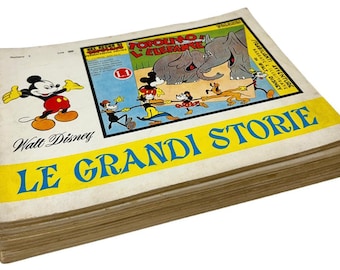 Fumetti Topolino Collana Le Grandi Storie Mondadori 1967 Serie Completa 12 PZ – AUC6021