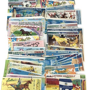 Vintage losy na loterię 58 szt. – AUC4902