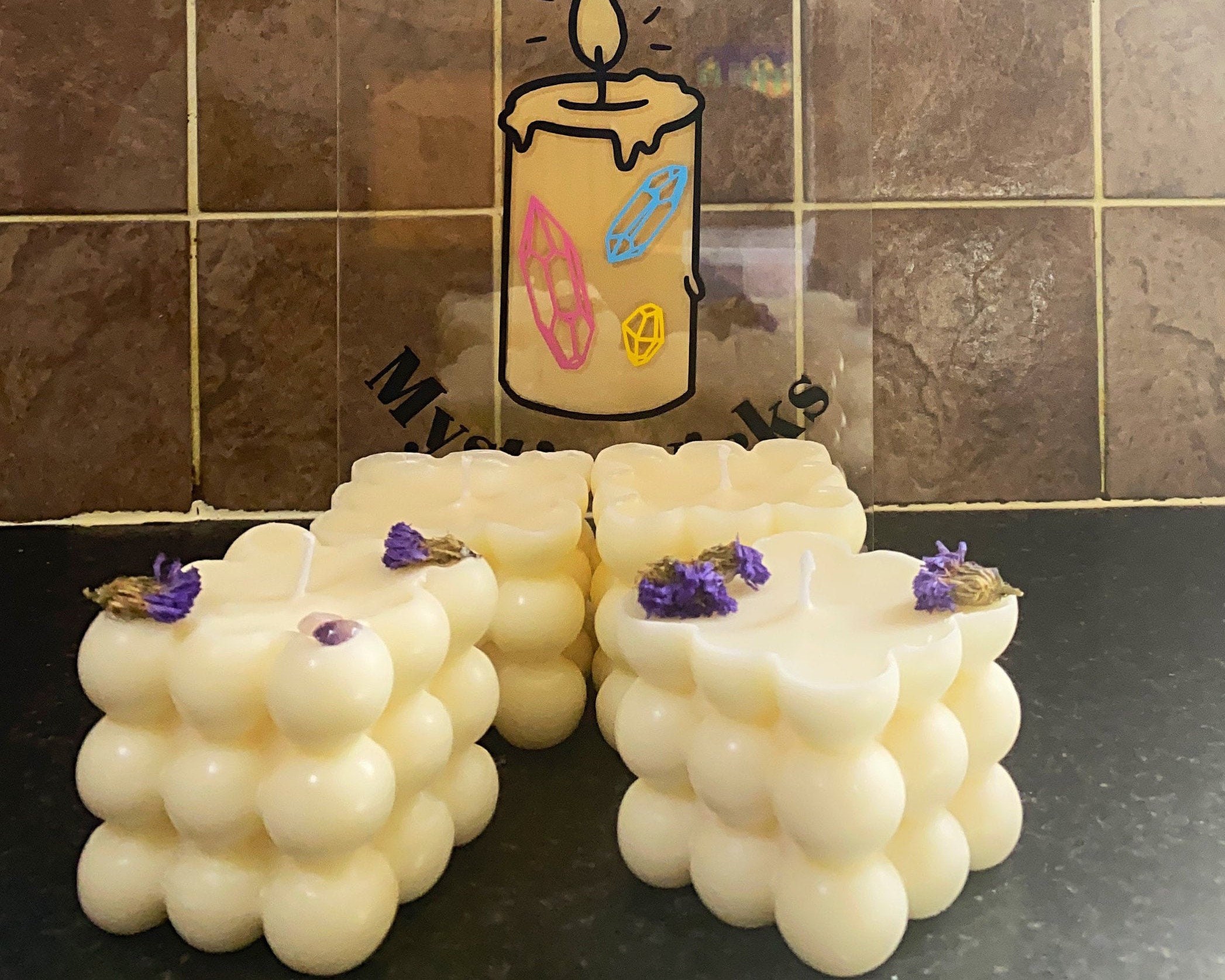 Bubble Candles Etsy