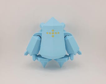 Regice, Legendarische Pokémon, Bureaudecoratie, Pokémon-decor, Pokémon-print, 3D-geprinte Pokémon